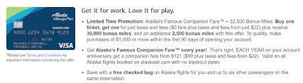 Annual fee of ($50 per company and $25 per card for business level earning plan or $0 per company and $75 per card) is not waived in the first year. Bank Of America Alaska Airlines Business Card Now 32 500 Mile Bonus Doctor Of Credit
