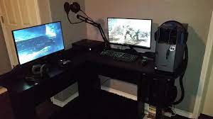 Touch device users, explore by touch or with swipe gestures. 2016 Gaming Setup Video L Shaped Desk Setup Youtube