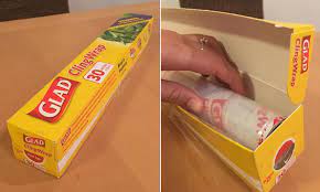 What is plastic film wrap? How To Stop Cling Wrap From Falling Out Of The Box By Using Little Known Cardboard Tabs Daily Mail Online
