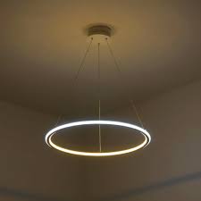 New Modern 1 Circle Rings Led Pendant Lights For Living Room Dining Room Led Lustre Pendant Lamp Hang Dining Room Lighting Lamps Living Room Led Pendant Lights