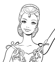 If your child loves interacting. Barbie Ballerina With A Face In The Foreground Coloring Pages
