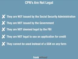 One has the legal right to keep his/her ssn private. I Bought A Legal Cpn Here S What Happened Frank On Fraud