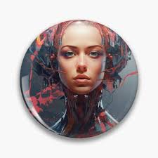 Maia Pins and Buttons for Sale