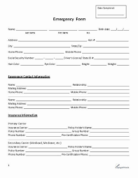 30 In Case Of Emergency Form In 2020 With Images Emergency Contact Form Emergency Contact Medical History