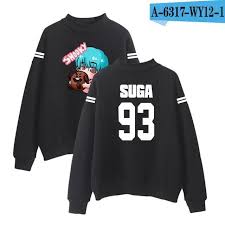 Pin By Kim Lazuly On Suga Merch Sweatshirts Printed Sweatshirts Printed Sweatshirt Women