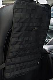 amazon com onetigris car seat back organizer tactical molle vehicle panel car seat cover protector universal fit black automotive