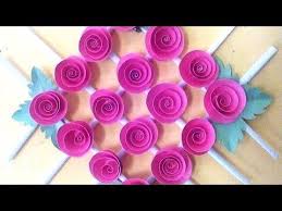 Maybe you would like to learn more about one of these? Handmade Wall Hanging Idea How To Make Wall Hanging At Home Diy Wall Hanging Using Paper Youtu Paper Flower Wall Wall Hanging Crafts Paper Wall Hanging