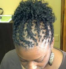 Loc style tutorial | 3 minute pinless updo retightening sisterlocks. Pin By Zee Wilds Natural Hair Suite On Loc Styles Short Hair Styles Easy Sisterlocks Styles Updo Hair Styles