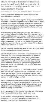 So without any time together but without waiting for me dating vs relationships in those. Relationships Txt On Twitter I Found My Husbands Secret Reddit Account Where He Has Pmed Girls From Gone Wild I Feel Like This Is Cheating Me F29 Him M31 Located In North