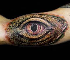 He speaks with a valley boy accent and has a tattoo of a snake on his arm, which is presumably the source of his nickname. Snake Eye Tattoo By Pasha Tarino Post 24223