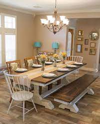 Once we moved to oklahoma (almost a year so, we started looking for tables that were more of a circle shape or possibly an octagon shape, to fit the square dining area in this new house. 15 Best Luxurious And Modern Dining Room Design For 2017 Having A Good Appet Farmhouse Dining Room Table Farmhouse Dining Rooms Decor Farmhouse Dining Room