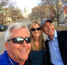 Hanging in WI. John Gaughan, Kathryn Bonfield, Richard Nunn.