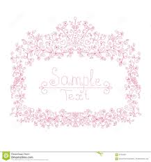 / no importa el si. Marcos Florales Rosados Para La Pequenas Princesa Muchacha Del Encanto Y Mujer Ilustracion Del Vector Ilustracion De Garabato Historieta 67404681