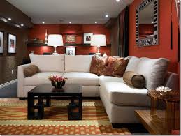 Interesting Living Room Paint Ideas With The Best Colour Choice Living Room Red Family Room Decorating Basement Colors