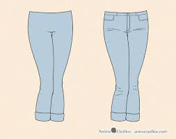 Materials the fibres that are used to make up a fabric sample are diverse and now you have some ideas on how to go about drawing different types of clothing. Drawing Anime Tight Jeans Anime Drawings Anime Outfits Drawing Anime Clothes