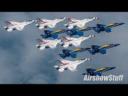 blue angels and thunderbirds fly together over new york city extended compilation youtube in 2020 us navy blue angels blue angels fighter jets pinterest