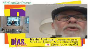 MARIO PORTUGAL en el DÍA DEL LOCUTOR con Mario Oneto en DÍAS BUENOS
