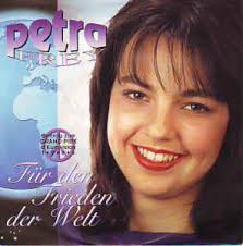 She has released twelve studio albums and five compilation albums and participated in the eurovision song contest. Petra Frey Fur Den Frieden Der Welt Releases Discogs