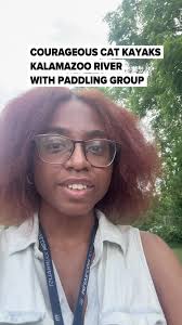 Meet Noodle, the water-loving cat kayaking the Kalamazoo River. Bryan  Daniel, president of the Kalamazoo Paddle Club, takes his feline companion 