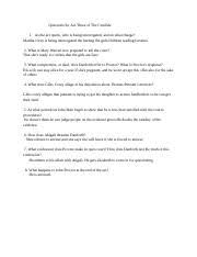 Download the crucible study guide. Questions For Act Three Of The Crucible Questions For Act Three Of The Crucible 1 As The Act Opens Who Is Being Interrogated And On What Charge Martha Course Hero