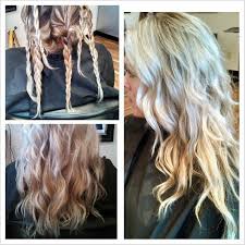 Run your flat iron along the lengths of the braids to set the pretty curves; Pin By Carol Kilcoyne On Hair Crush Hair Straightening Iron Flat Iron Hair Styles 2nd Day Hair