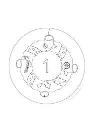 1 Advent Mandala Kindergarten Weihnachten Ausmalbilder Weihnachten Ausmalbilder