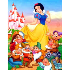 Diamond Painting Full Round Snow White And The 7 Dwarfs 40 50 Cm Everydayedeals Disney Princess Snow White Snow White Snow White Seven Dwarfs