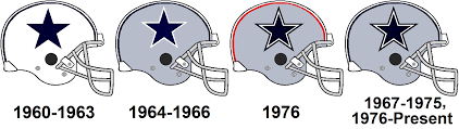 Dallas cowboys 5 times the star logo has been disrespected. History Of The Dallas Cowboys Helmets By Chenglor55 On Deviantart