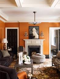 The Allure Of Orange Cristopher Worthland Interiors Living Room Orange Burnt Orange Living Room Orange Living Room Walls