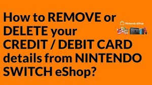 Maybe you would like to learn more about one of these? How To Remove Or Delete Your Credit Debit Card Details From Nintendo Switch Eshop Youtube