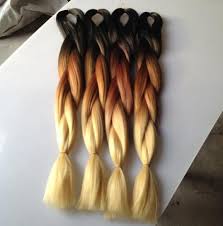 Black And Blonde Ombre Braiding Hair Http G02 A Alicdn Com Kf Htb1prprkpxxxxcixxxxq6xxfxxxd Black Brown Blonde Ombre 3 Tone Color Synthetic Braiding Hai Ombre Hair Ombre Hair Blonde Blonde Ombre