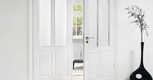 Weisse Zweiflugelige Tur Innenturen Flugeltur Wohnzimmer Haus Streichen