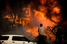 New blaze erupts in tony Bel-Air area of Los Angeles