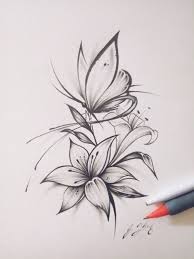 Butterfly Flower Tattoo Design Butterfly Flower Tattoo Tattoos In 2020 Vintage Flower Tattoo Butterfly Tattoo Designs Flower Tattoo