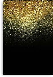 Artistic High Resolution Black And Gold Glitter Background Sparkling Gold Glitter Glam 1 Shiny Decor Art Canvas Print By Anitabellajantz Gold Glitter Canvas Prints Sparkle