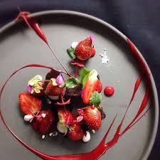 Dinner from 5:00 to close. Textures Of Strawberry Chocolate By Yblinc Chefsofinstagram Dessertmasters Fine Dining Desserts Food Food Plating