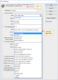 There's even more to your free membership. Solved How To Set Correct Color Profile Adobe Support Community 8127185
