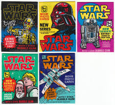 Save on a huge selection of new and used items — from fashion to toys, shoes to electronics. 1977 Topps Star Wars Trading Cards Series 1 5 Wax Pack Wrappers From A Near Complete Set Of Series 1 5 Cards And S Star Wars Cards Star Wars Toys Star Wars