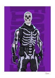 Skull Trooper Art Print By Nikita Abakumov Limited Edition From 29 9 Curioos In 2021 Best Gaming Wallpapers Art Prints Trooper