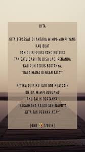 Dimana dalam kehadapannya ia merasa telah lupa puisi cinta ini, mengungkapkan istilah cinta. Kumpulan Puisi Octanh S Blog