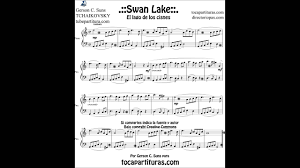 Swan Lake Easy Piano Sheet Music Youtube
