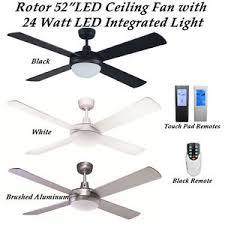 Usually, that's just when the manufacturer wants to be sure users do not exceed safe temperatures with wattage that's too high. Rotor 52 Inch Led Ceiling Fan With Integrated 24 Watt Cool White Light Ebay
