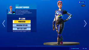 Fortnite Item Shop Countdown | NEW Brilliant Bomber Skin OUT! (Fortnite  Shop Reset) - YouTube