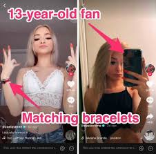Having started her work relatively late, she has managed to reach a tremendous success as a muser for her natural and absolutely free from. The 19 Year Old Tiktok Star Who Kissed Her 13 Year Old Fan Appears To Still Be In Contact With Him Business Insider India