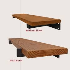 1 زوج 2 قطع الكثير أسود ورنيش رف معلق على الحائط قوس الأقواس دعم مع مسامير أنبوب مربع Floating Shelves Shelf Brackets Shelves