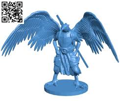 Mr Aarakocra B004383 File Stl Free Download 3d Model For Cnc And 3d Printer Download Free Stl Files In 2020 Stl Free Download 3d Human