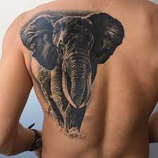 Realistic Back Piece From Cris Realistic Elephant Tattoo Elephant Tattoos Elephant Tattoo