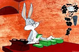 It is rumored that this cartoon was started by tex avery but finished by clampett, backed up by the fact that tex. Bugs Bunny Money Gif Bugsbunny Money Cash Discover Share Gifs