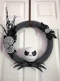 I love the nightmare before christmas and i love the spider snowflake jack skellington made accidentally. Epbot What S This My Easy Diy Jack Skellington Wreath