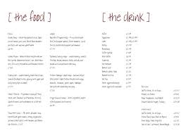 Bar Food Menu Template | Printable and Formats